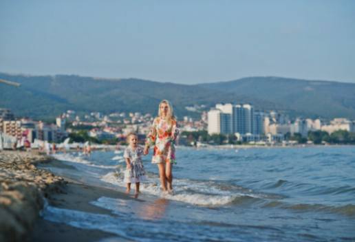 Umweltfreundliche Luxusresorts an der Küste Bulgariens.