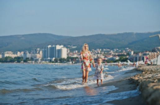 Strandresorts mit Wassersportaktivitäten in Bulgarien.