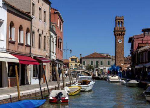 Die Navigation auf Burano: Ein Teppich bunter Häuser