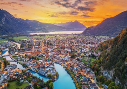 Die Nutzung des öffentlichen Verkehrs in Interlaken: Busse und Züge